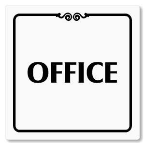 Office, 148x148mm, bílá, Texas